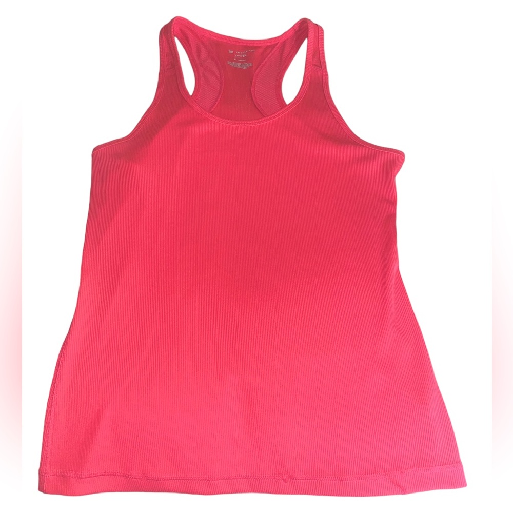 Tek Gear Women’s Sleeveless Athletics Pink Workout Tank, Size Medium